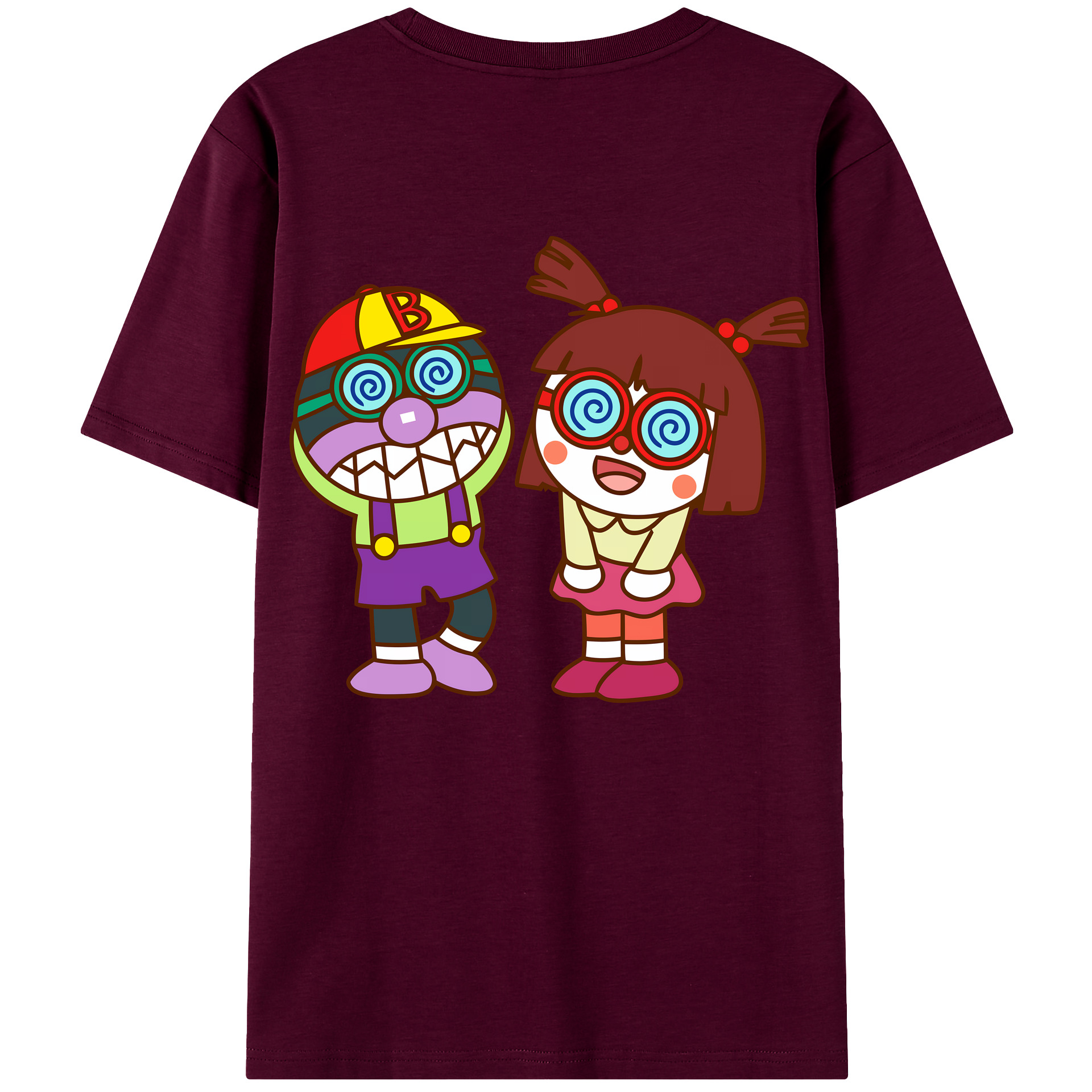（画像用） アンパンマン Anpanman レディース半袖Tシャツ(バックプリント)